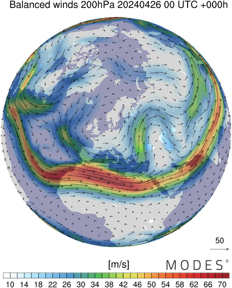representation of  the atmosphere